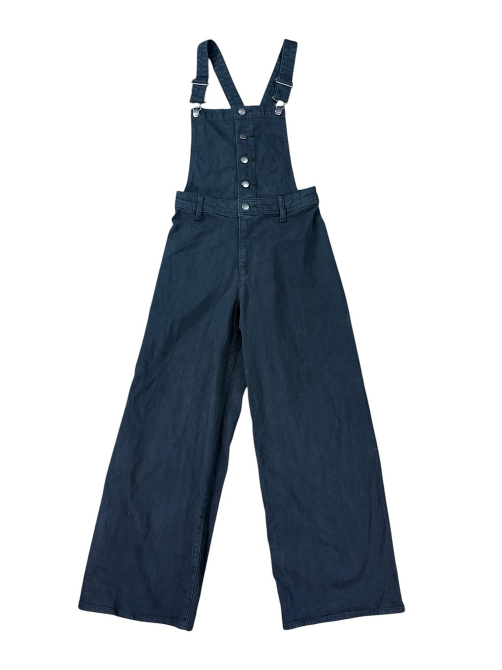 Woman’s Universal Thread black denim jean overalls size 4,